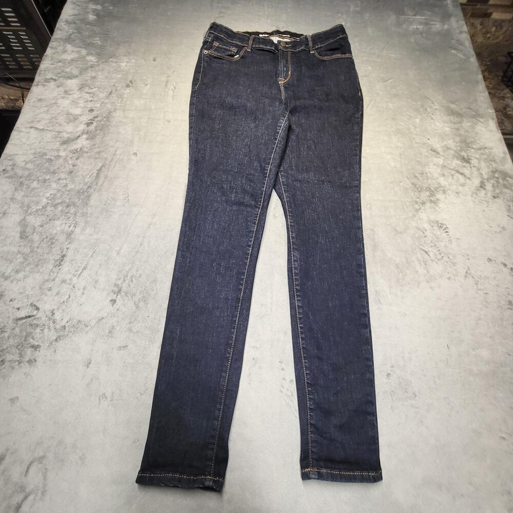 Old Navy Jeans Womens‎ 12 Blue Skinny Dark Wash Rockstar Stretch 5-Pocket